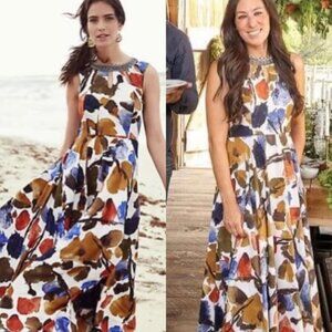 Ranna Gill Finola Maxi Dress Sz Small Petite